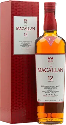 Macallan Sherry Oak 12 Yr bottle