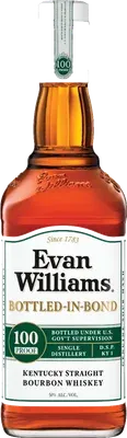 Evan Williams Bib White Label bottle