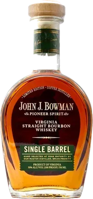John J Bowman Single Barrel bottle