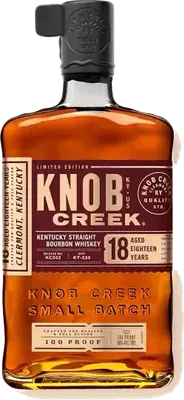 Knob Creek 18 Yr bottle