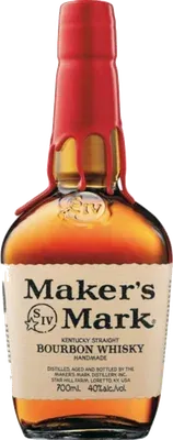 Makers Mark Bourbon bottle