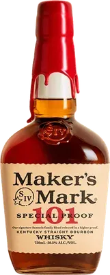 Makers Mark Bourbon 101 bottle