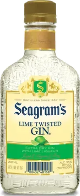Seagrams Lime Twisted Gin bottle