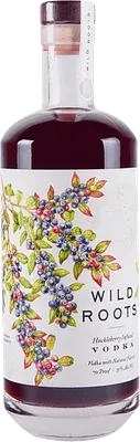 Wild Roots Huckleberry Vodka bottle