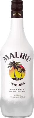 Malibu Coconut Rum bottle