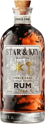 Star And Key Rum VSOP Single Cask bottle