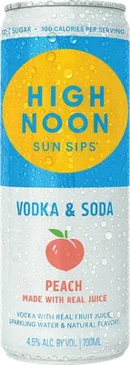 High Noon Peach bottle