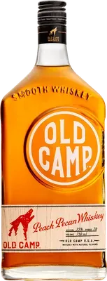 Old Camp Pecan Peach Whiskey bottle