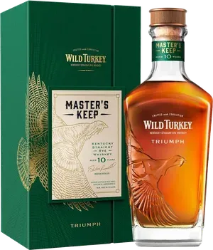 Wild Turkey Masters Keep Triumph bottle