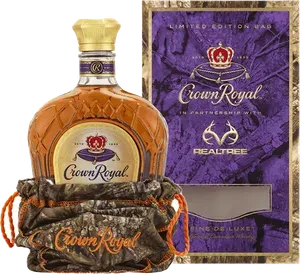 Crown Royal Whisky Realtree Bag Vap750ml bottle