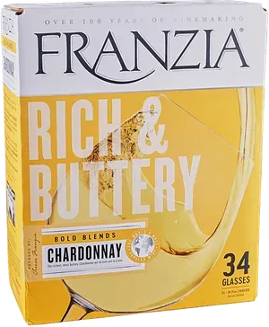 Franzia Chardonnay Rich & Buttery bottle