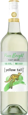 Yellow Tail Pure Bright Pinot Grig bottle