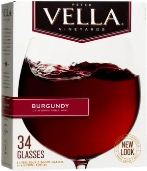 Peter Vella Burgundy Box bottle