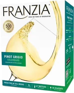 Franzia Pinot Grigio Colombard bottle
