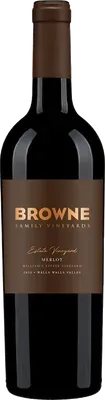 Browne Family Merlot Estate bottle